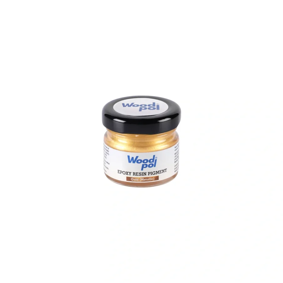 Gold (Metallic) 30 gms - Woodpol Epoxy Pigment_compressed