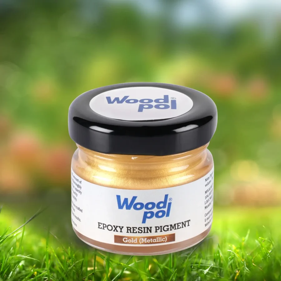 Gold (Metallic) 30 gms - Woodpol Epoxy Pigment_compressed