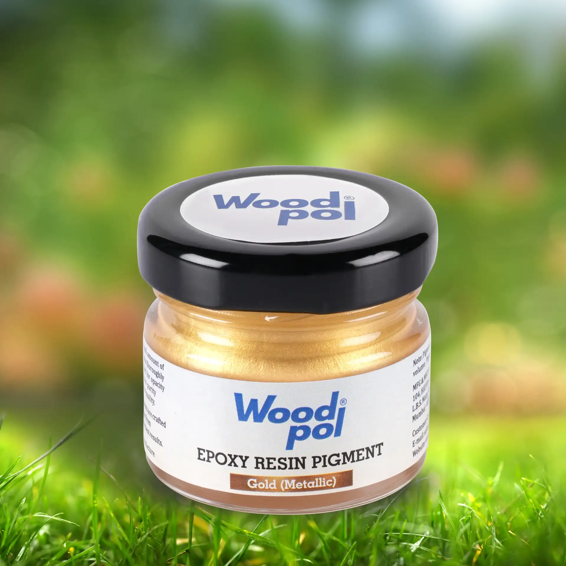 Gold (Metallic) 30 gms - Woodpol Epoxy Pigment_compressed