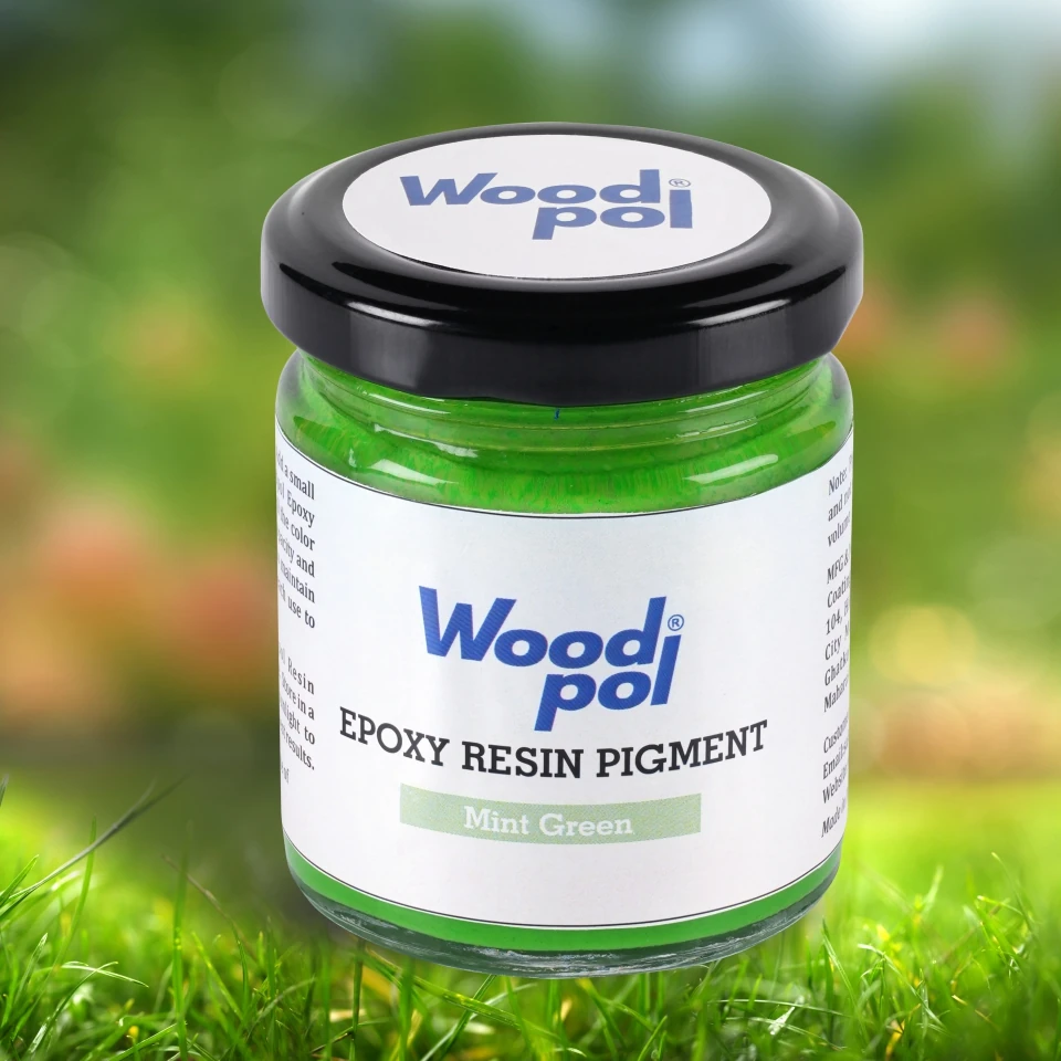 Mint Green 100 gms - Woodpol Epoxy Pigment_compressed