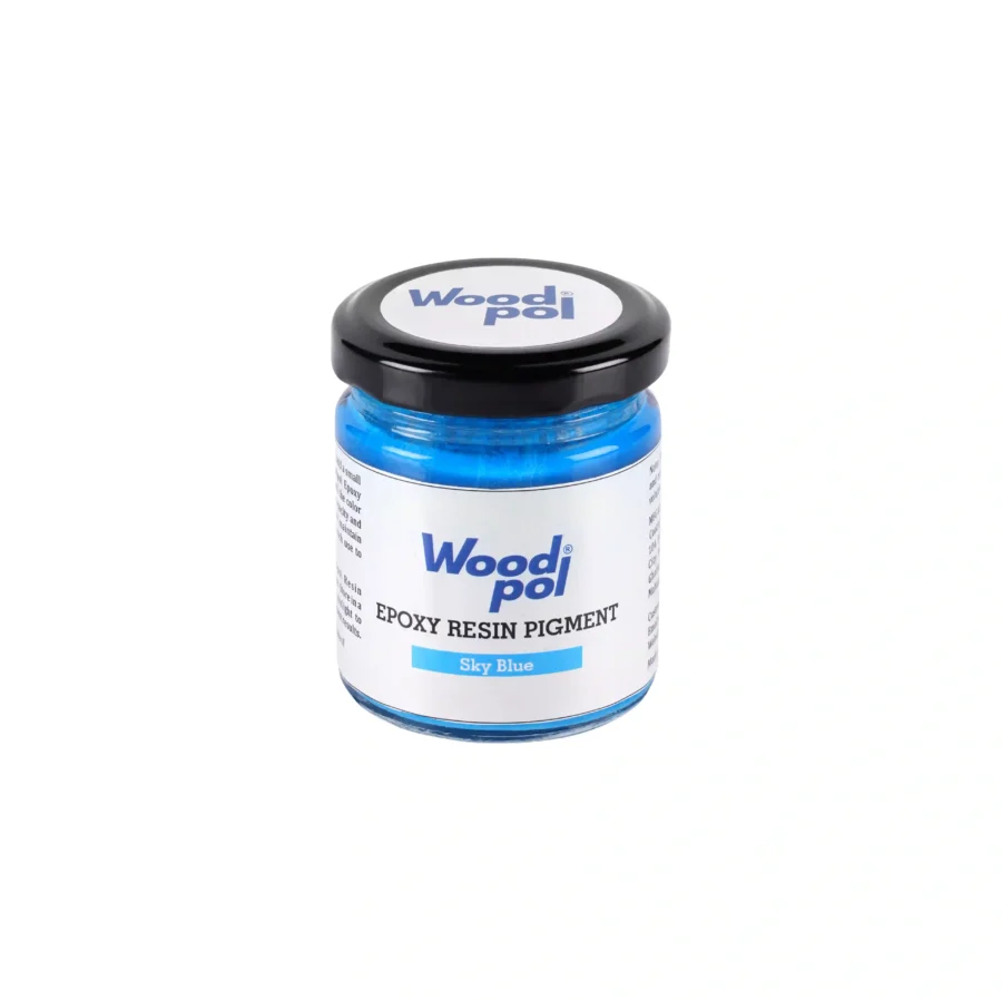 Sky Blue 100 gms - Woodpol Epoxy Pigment_compressed