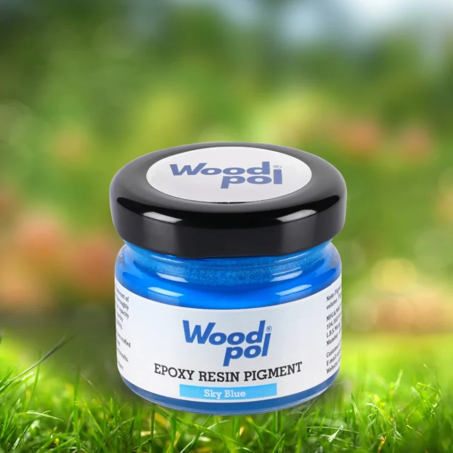 Sky Blue 30 gms - Woodpol Epoxy Pigment_compressed