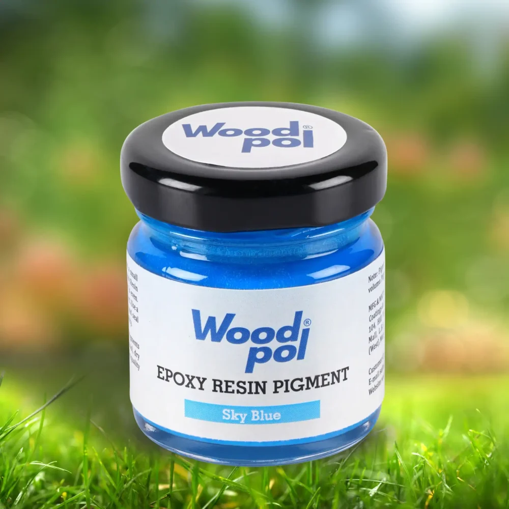 Sky Blue 45 gms - Woodpol Epoxy Pigment_compressed