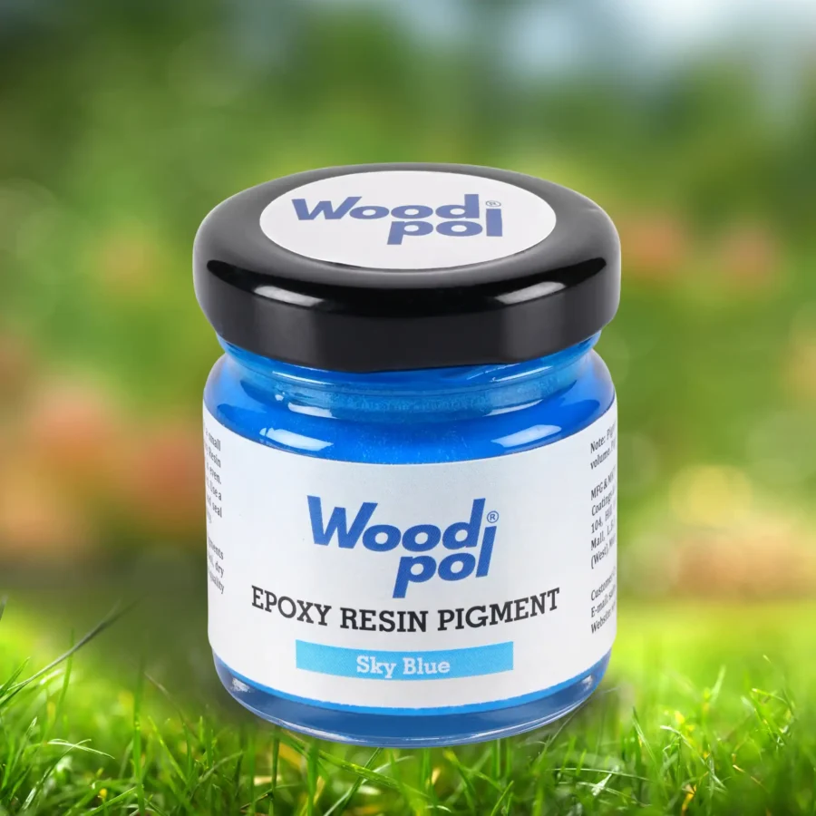 Sky Blue 45 gms - Woodpol Epoxy Pigment_compressed