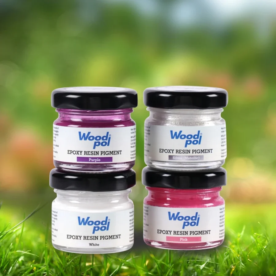 Woodpol Purple Base Combo - 4 Resin Colours (Purple, Silver Metallic, White, Pink)_compressed