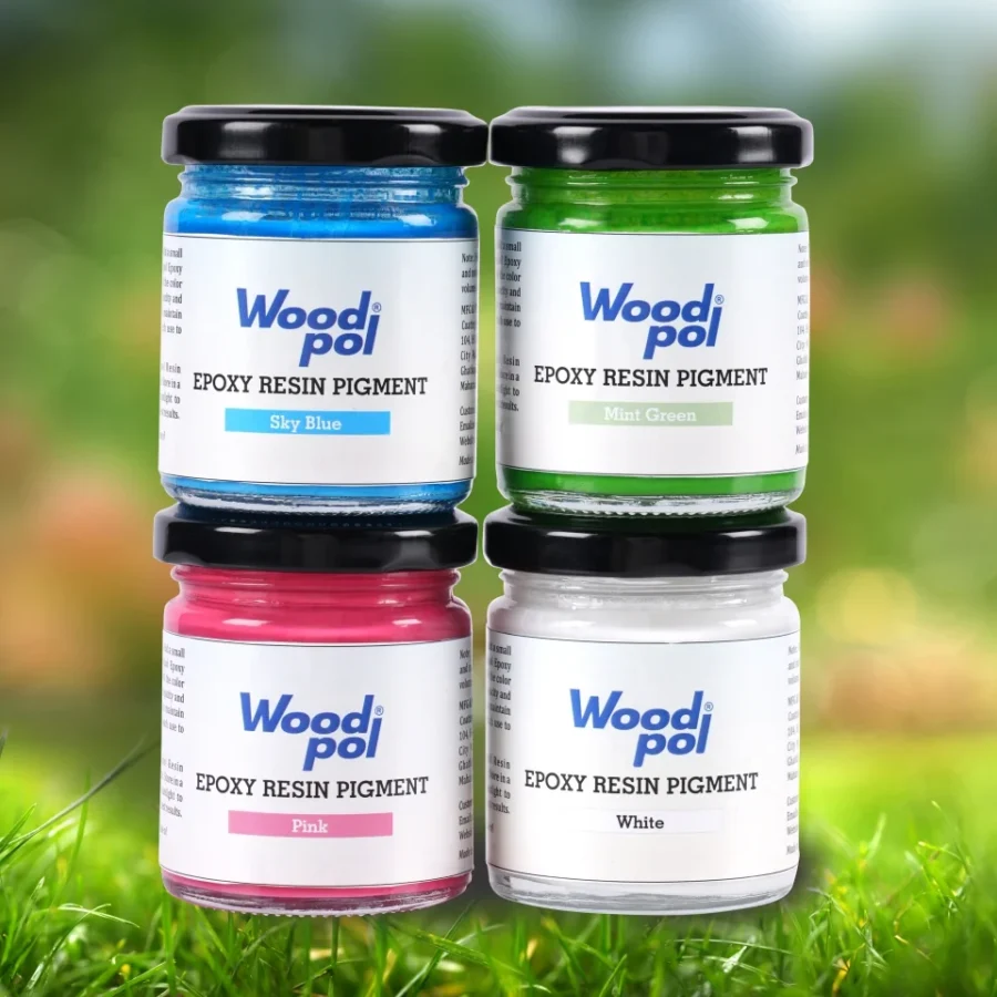 Woodpol The Pastel Pop Pigment Combo - 4 Resin Colours (Mint Green, Sky Blue, Pink, White)_compressed
